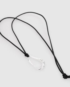 Jenny Bird Чорне намисто-шнурок Egret Rope JB1365HPSW