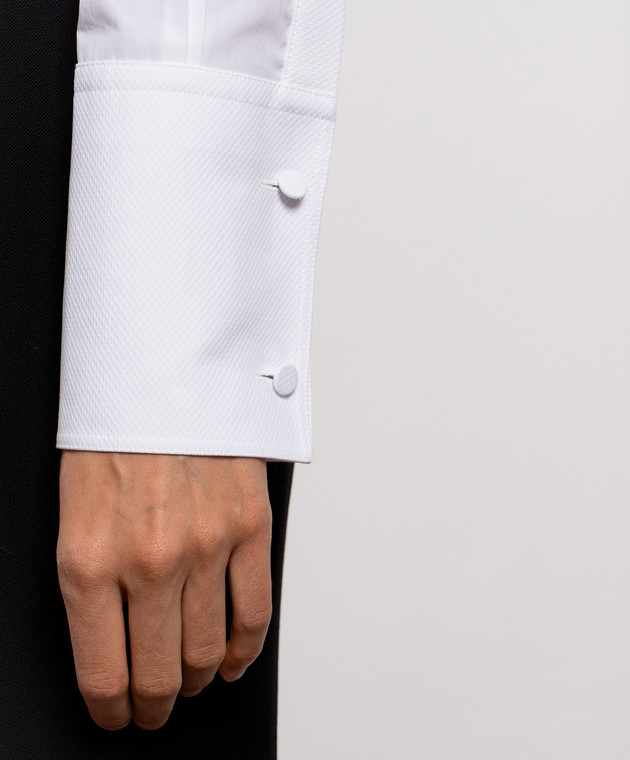 Tom Ford Белая рубашка с разрезом CA3379FAX1835 изображение 5