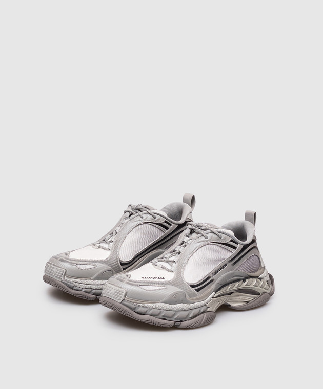 Balenciaga Сірі кросівки Triple S.2 з ефектом градієнта 865849WTR2G зображення 2