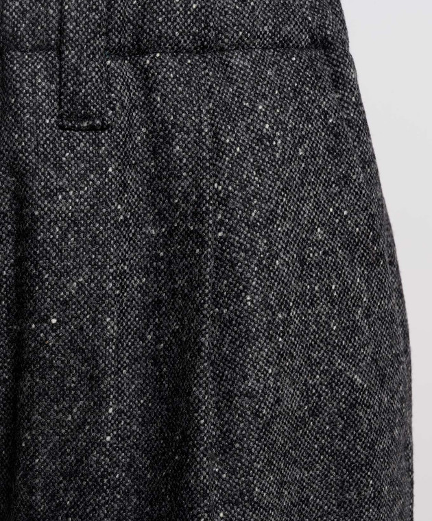 Brunello Cucinelli Серые брюки с шерстью MD002P9274 изображение 5