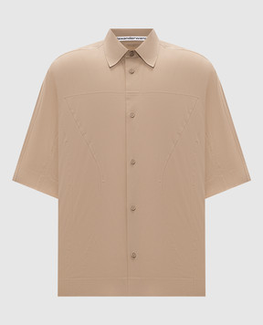 Alexander Wang Бежева сорочка з перфорацією UWC3261912