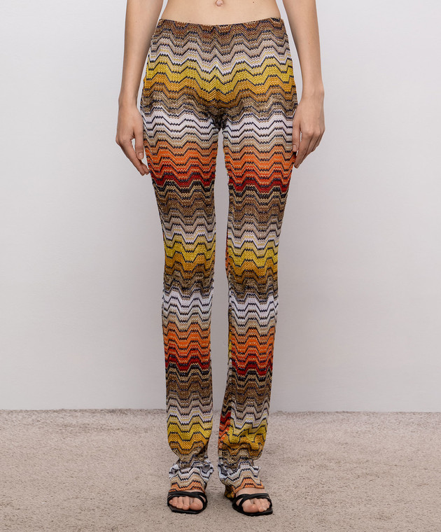 Missoni Штани кльош у візерунок MS26SI06BR015D зображення 3