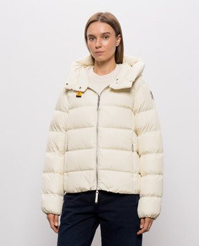 Parajumpers Пуховик кольору айворі Jinny 26WPWPUTT32
