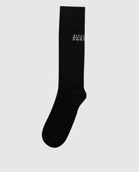 Maison Margiela MM6 Дитячі чорні гольфи M61118MM045
