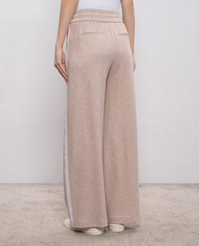 Peserico Бежевые спортивные штаны с лампасами P04241J005667