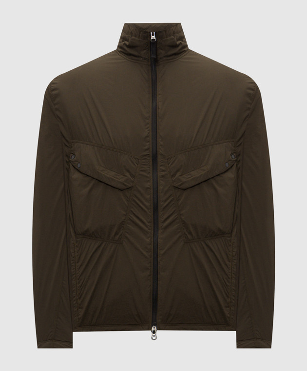 Stone Island Зеленая куртка с логотипом патча L2S15Q100021S0474