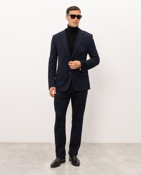 Dolce&Gabbana Синий пиджак с шерстью G2PT9ZHU7QN