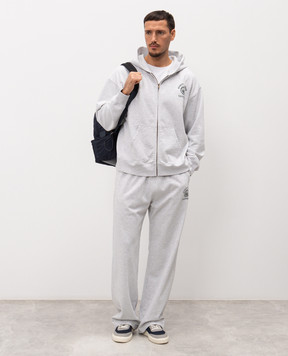 Sporty & Rich Сірий утеплений спортивний костюм ST08862508GY03PA0556