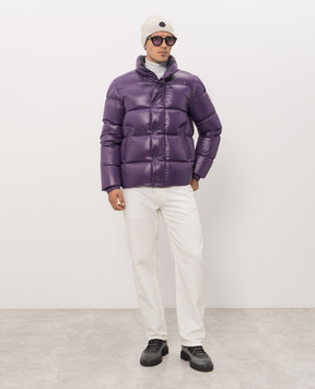 Moncler Фиолетовый пуховик Bendola L20911A00196596XE