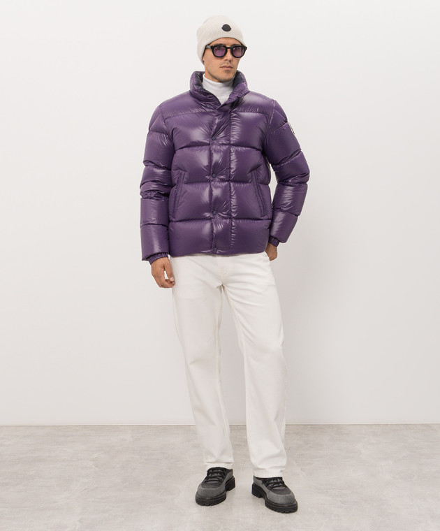 Moncler Фіолетовий пуховик Bendola L20911A00196596XE зображення 2