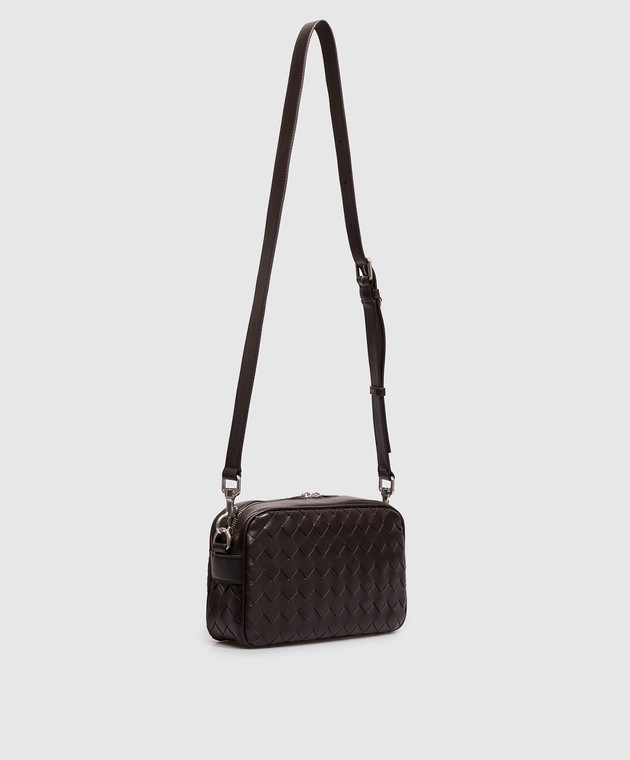 Bottega Veneta Коричневая кожаная сумка 755923V2HL1 изображение 3
