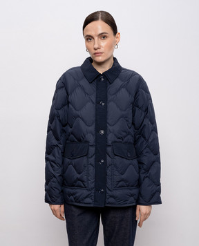 Woolrich Синя пухова куртка Heritage CFWWOU1137FRUT2635
