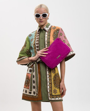 Gianni Chiarini Фиолетовая замшевая сумка Nora BS10225CMPL