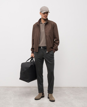 Stefano Ricci Коричневое поло из кашемира W505020P32W26101