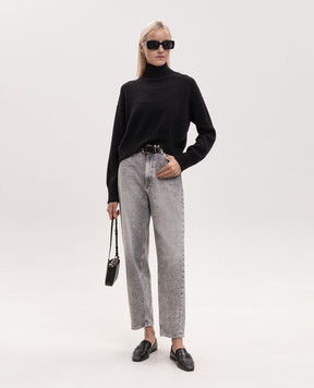 Dondup Чорний светр Dolcevita з вовни DT380M00796D002