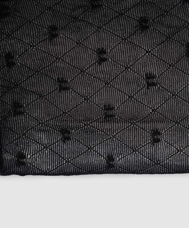 Tom Ford Черные колготки с узором монограмм TI0100YAX1130 изображение 2