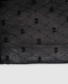 Tom Ford Черные колготки с узором монограмм TI0100YAX1130