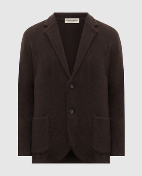 Cashmere&Whiskey Чорний блейзер з кашеміру MU9471312341R