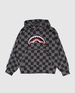 Sprayground Дитяче сіре худі в клітинку SPY1541G