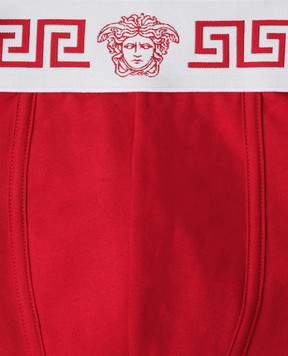 Versace Красные транки с узором Medusa 10270631A17881