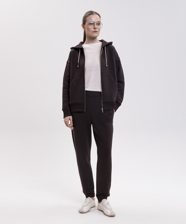 Max Mara Коричневі джогери TORNADO SMMTORNADO зображення 2