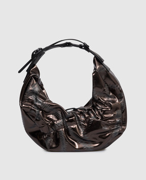 Innerraum Коричнева сумка-хобо HM2 з драпіруванням HM2MBBKCRSH