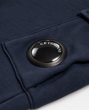 C.P. Company Дитячі сині джогери з патчем логотипа CNP00ZLCA761014