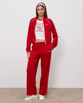 Sporty & Rich Футболка білого кольору з принтом логотипа TO073710509WH52