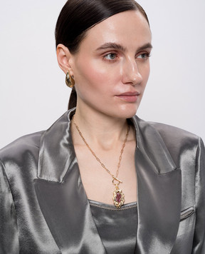 Oceanus Золотая цепочка Panopea с подвеской PANOPEA