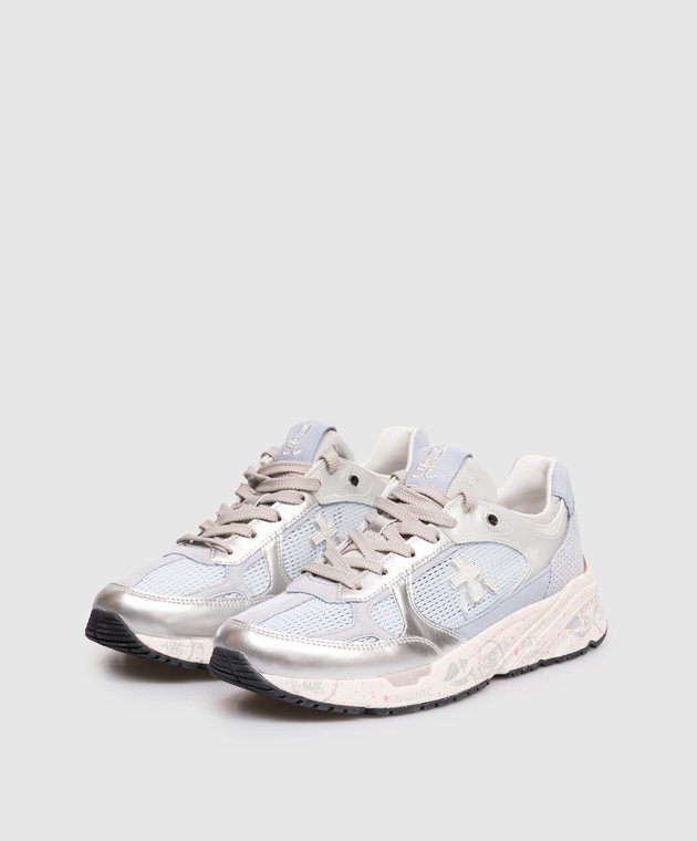 Premiata Голубые комбинированные кроссовки Mased MASED8205 изображение 2
