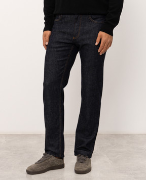 Trussardi Синие джинсы с логотип патч P417H204981NMJ380D37