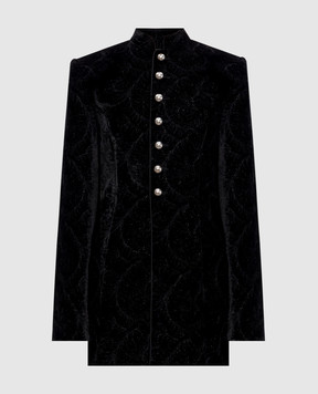 Ann Demeulemeester Чорний оксамитовий жакет Yana Marsina з шовком B0014267FA753