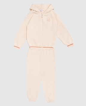 Brunello Cucinelli Дитячий бежевий спортивний костюм B29MT0616S