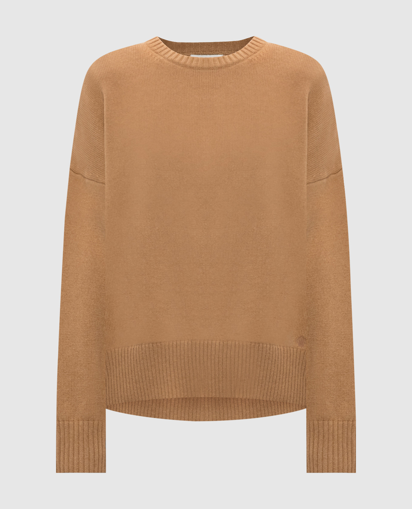 Коричневый свитер ANTON из кашемира