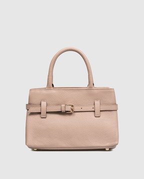 Gianni Notaro Бежева шкіряна сумка Dollaro 235DOLLAROORO