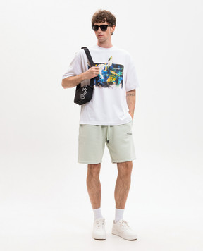 Off-White Біла футболка Caravaggio 44MAA120S26J00C