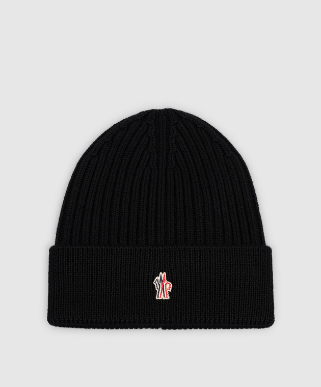 Moncler Grenoble Чорна шапка з вовни L20973B0000104761