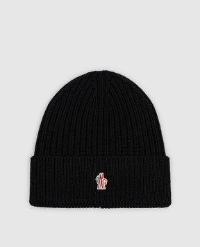 Moncler Grenoble Чорна шапка з вовни L20973B0000104761