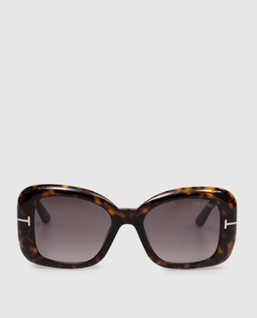 Tom Ford Коричневые солнцезащитные очки SANDRA FT1348