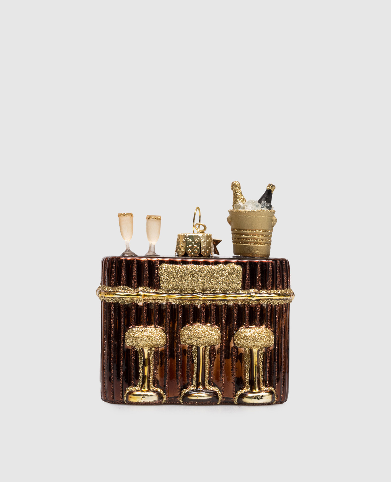 

Елочная игрушка Coctail Bar, Коричневый, Елочные украшения