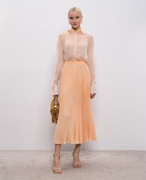 Ermanno Scervino Рожева блуза із шовку D482K387FWB