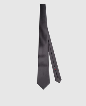Brunello Cucinelli Серый галстук с шелком MR8130018P