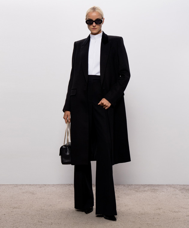 Tom Ford Черное пальто из шерсти CP1683FAX1567 изображение 2
