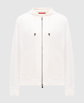 ISAIA Біла спортивна куртка з шовком MFRE18J0372