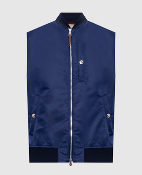 Brunello Cucinelli Синий жилет MZ4316565