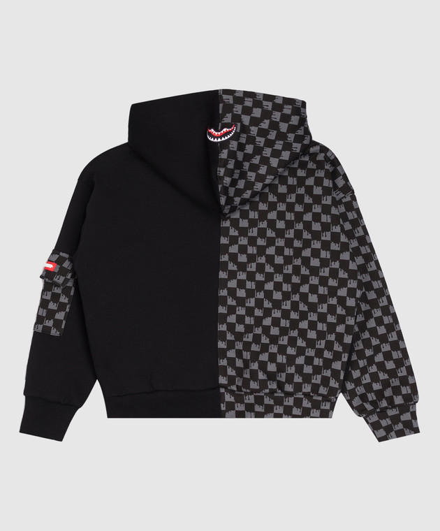 Sprayground Дитяча чорна спортивна куртка Throw It To Me Drip SPY1498G зображення 2