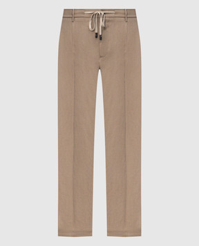 Peserico Бежеві штани з льону R54274D02597