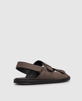 Doucal's Коричневые сандалии из нубука DU3030MYKOUF249