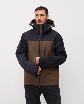 Moncler Grenoble Коричнева гірськолижна куртка Gunung K20971A00005M7200