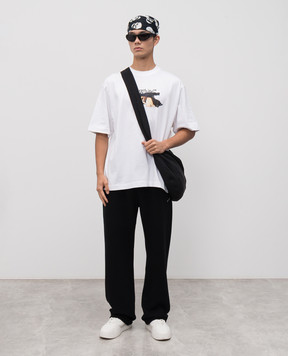 Off-White Біла футболка Paint Arrow 44MAA120F5J00U